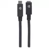 Cable alargador USB-C Manhattan 50 cm macho a hembra
