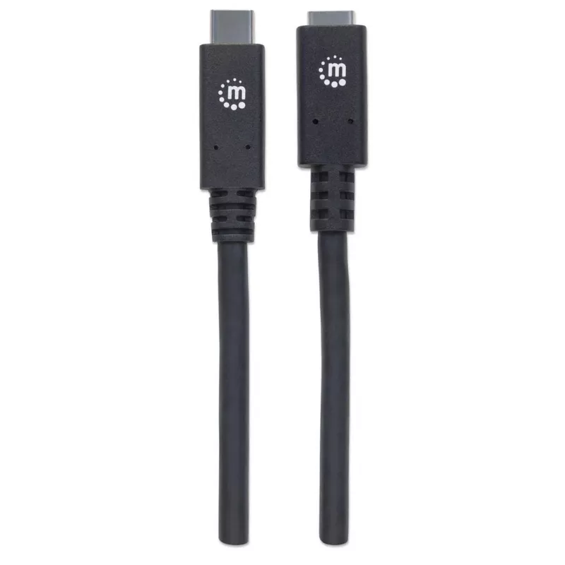 Cable alargador USB-C Manhattan 50 cm macho a hembra