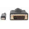 Manhattan 152150 cable de vídeo de Mini DisplayPort a DVI-D, macho a macho, pasivo, 1,8 m, negro