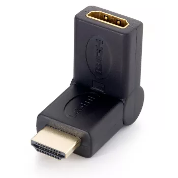 Adaptador HDMI plegable macho a hembra, Equip, 118911