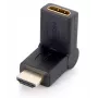 Adaptador HDMI plegable macho a hembra, Equip, 118911