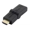 Adaptador HDMI plegable macho a hembra, Equip, 118911