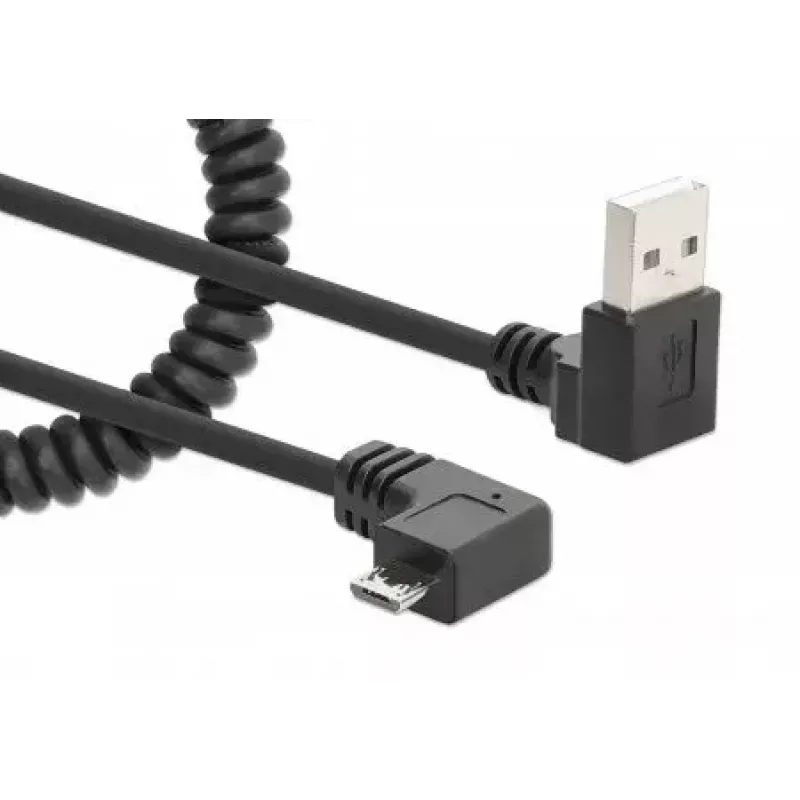 Cable USB-A a Micro-USB Manhattan 356237 1 m macho a macho negro