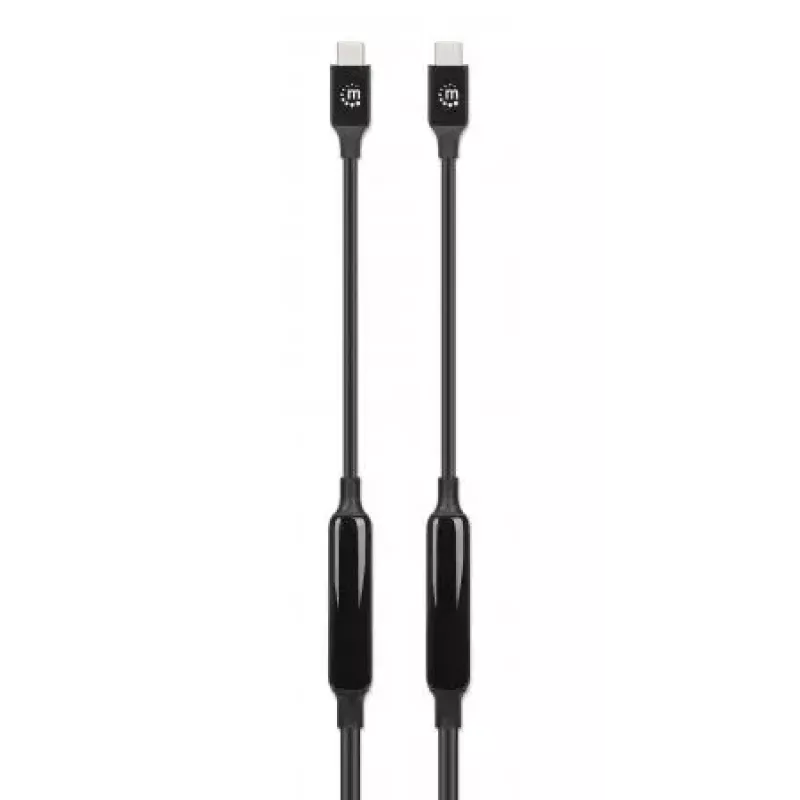 Cable USB-C Manhattan 5m activo conector macho a macho 10 Gbit/s 3A negro