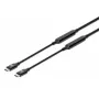 Cable USB-C Manhattan 5m activo conector macho a macho 10 Gbit/s 3A negro