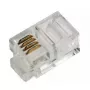 Conector macho RJ10 LogiLink MP0017 transparente