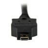 Cable Micro-HDMI a DVI StarTech.com 1 m – cable adaptador Micro-HDMI a DVI – cable convertidor de vídeo de dispositivo Micro-HDMI Type-D a monitor/pantalla/proyector DVI-D Single Link – resistente