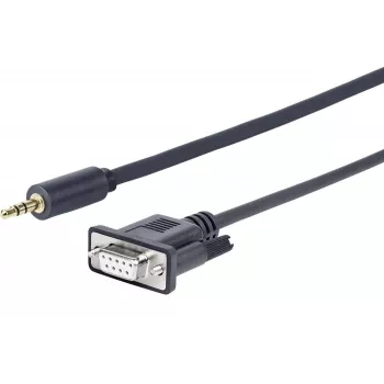 Cable serie Vivolink PROMJDSUB9-25 negro 25 m 3,5 mm D-Sub (DB-9)