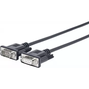 Cable serie Vivolink PRORS1.5 negro 1,5 m D-Sub de 9 pines
