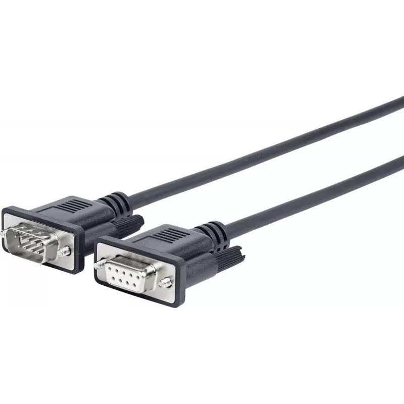 Cable serie Vivolink PRORS1.5 negro 1,5 m D-Sub de 9 pines