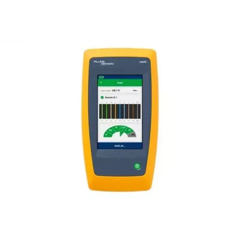 Comprobador de redes Fluke LinkIQ negro azul naranja RJ-45 305 m
