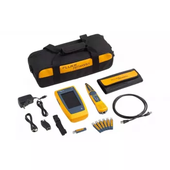 Comprobador de redes Fluke LinkIQ negro azul naranja RJ-45 305 m