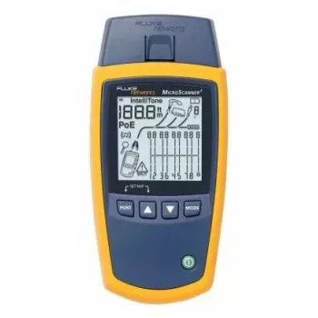Comprobador de cables Fluke MicroScanner² azul amarillo