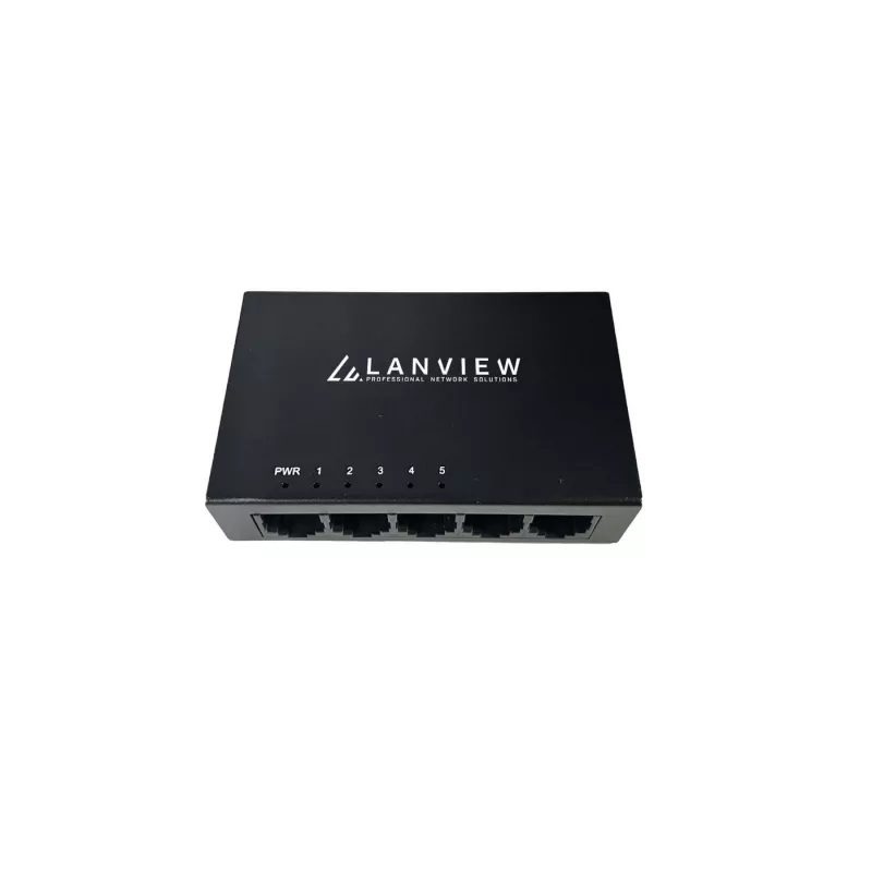 Lanview LVN-DESK-5PORT-1G switch Ethernet Gigabit de 5 puertos no gestionado