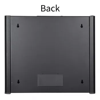 Rack de pared LOGON RWP09U56BL 9U negro con cerradura de llave