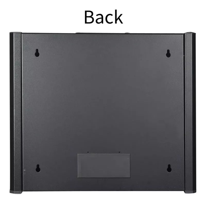 Rack de pared LOGON RWP09U56BL 9U negro con cerradura de llave