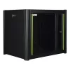 Rack de pared LOGON RWP09U56BL 9U negro con cerradura de llave