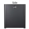 Rack de pared LOGON RWP09U56BL 9U negro con cerradura de llave