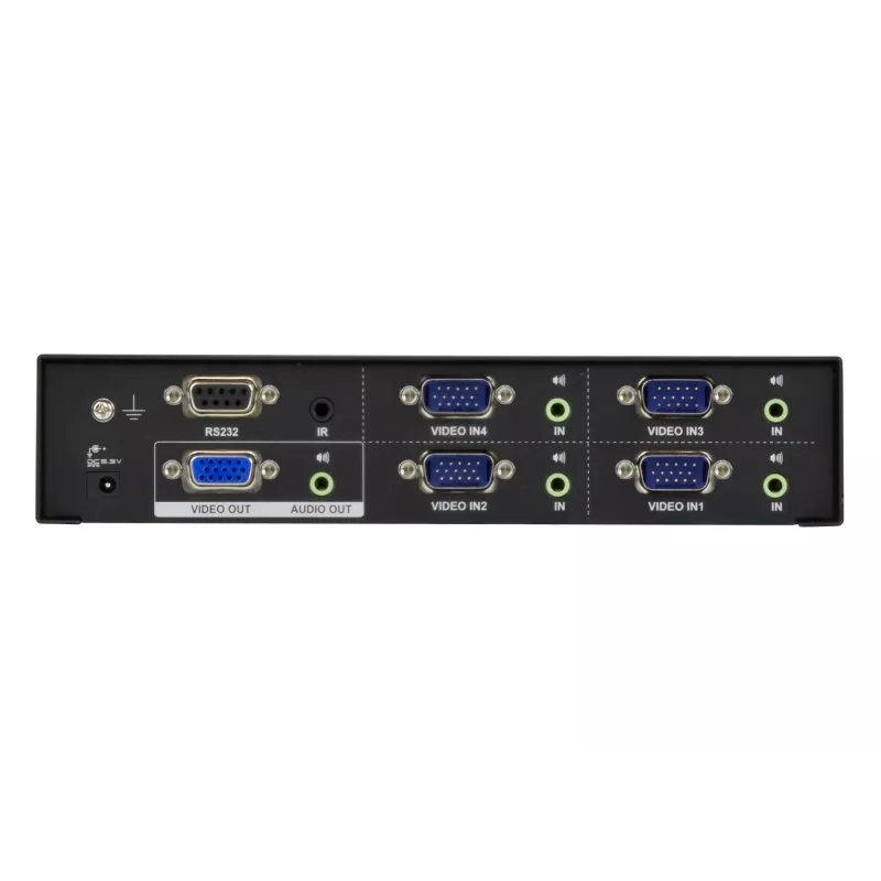 ATEN VanCryst VS0401 conmutador de audio/vídeo VGA de 4 puertos