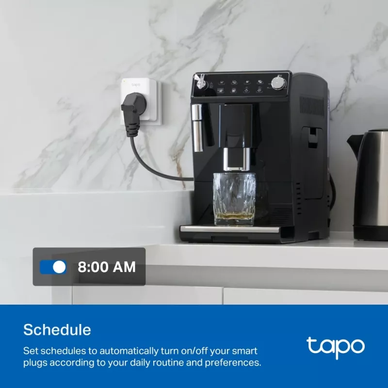 TP-Link Tapo P110 Mini enchufe inteligente Wi-Fi, monitorización de energía (2 uds.)