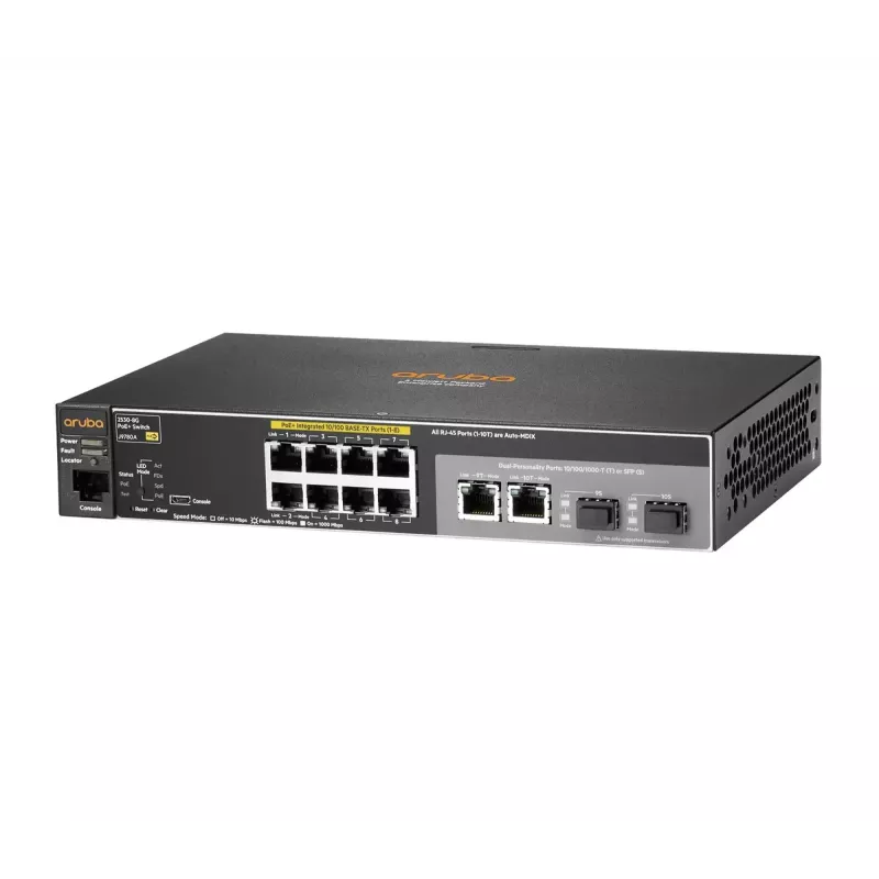 Switch gestionado HPE Aruba 2530 8G PoE+