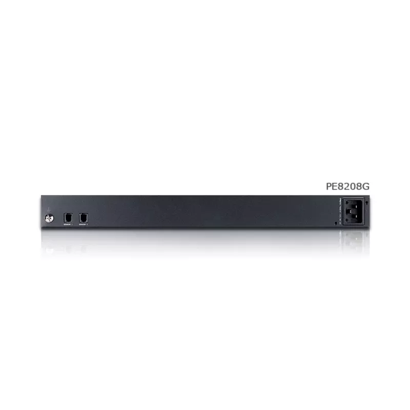 ATEN PE8208G eco PDU, conmutada y con medición por toma, 8 tomas (7x C13, 1x C19), 16A, 1U