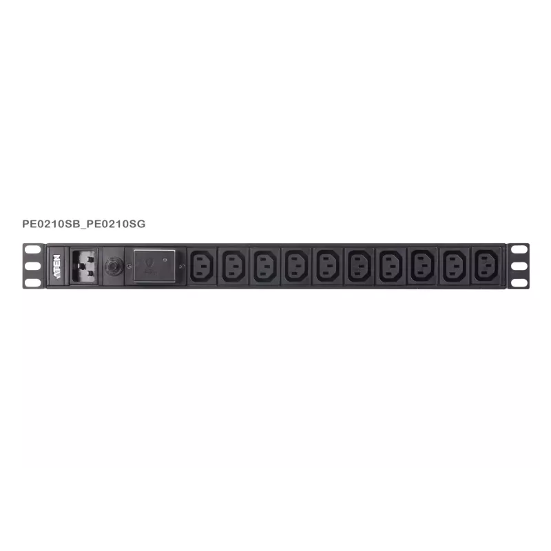 ATEN 1U 16A 10 puertos PDU básica