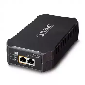 Splitter de red PLANET POE-175-95 Power over Ethernet negro