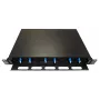 Lanview LVO-101010 Panel deslizante de fibra óptica ODF, LC SM OS2, 12 fibras, 1HE