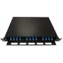 Lanview LVO-101015 Panel deslizante de fibra óptica ODF, 1U, 24 fibras, LC, SM OS2