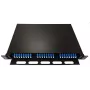 Lanview LVO-101020 Panel deslizante de fibra óptica ODF, LC SM OS2, 48 fibras, 1HE