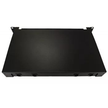 Lanview LVO-101020 Panel deslizante de fibra óptica ODF, LC SM OS2, 48 fibras, 1HE