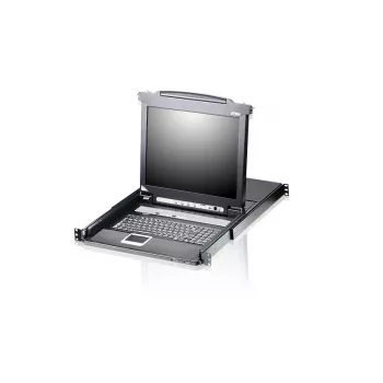 Consola de rack ATEN CL5708M 43,2 cm (17 inch) Negra 1U