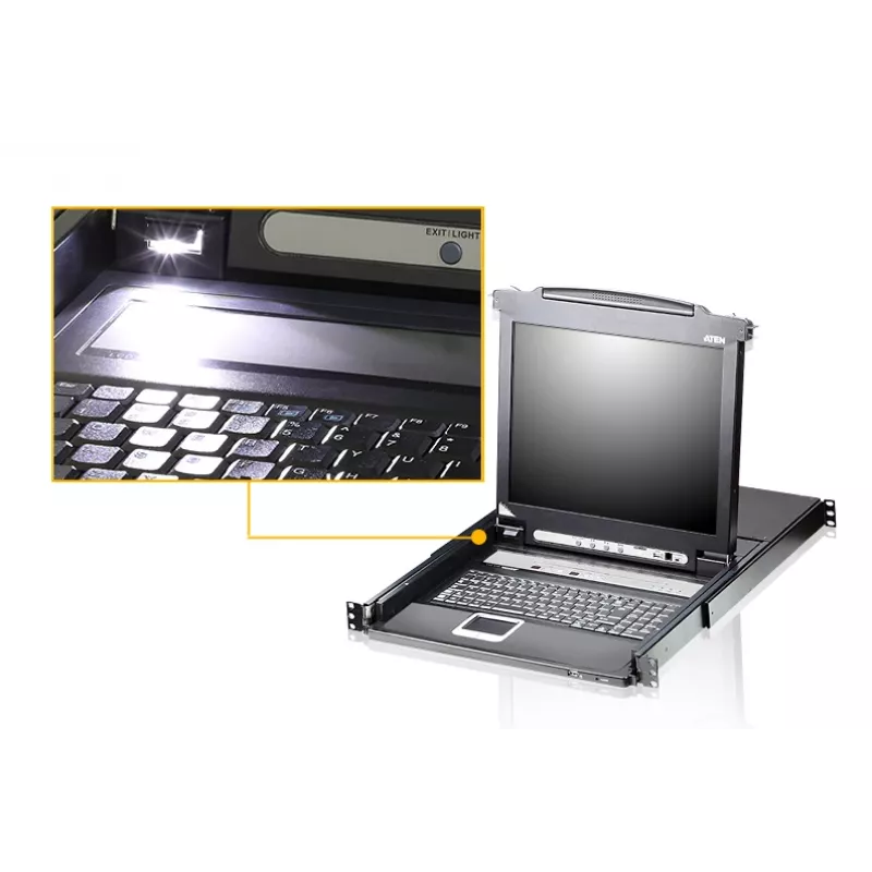 Consola de rack ATEN CL5708M 43,2 cm (17