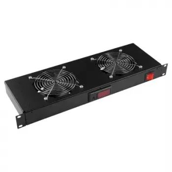 Panel de ventiladores LOGON RAF300BL negro 2 ventiladores