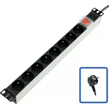 Unidad de distribución de corriente Lanview TUPS031 negra 4000W 510mm