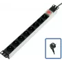 Unidad de distribución de corriente Lanview TUPS031 negra 4000W 510mm
