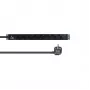 Unidad de distribución de corriente (PDU) Lanview LVR-3MSCH-LIC-SCH8 8 salidas AC 1U negra