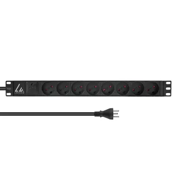 Regleta de enchufes para montaje en rack de 19