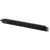 Lanview LVR-2MDK-SPD-DK8 Regleta de enchufes para rack de 19 pulgadas, 8 tomas danesas