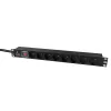 Unidad de distribución de corriente (PDU) Lanview LVR-2MSCH-SW-C13-8 8 salidas AC 1U negra