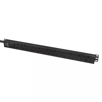 Lanview LVR-3MUK-SPD-UK10 unidad de distribución de corriente (PDU) 8 tomas de salida AC 4HE negro