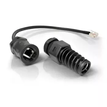 Cable de red QuWireless QRJ45 RJ-45 RJ-45 0,16 m negro