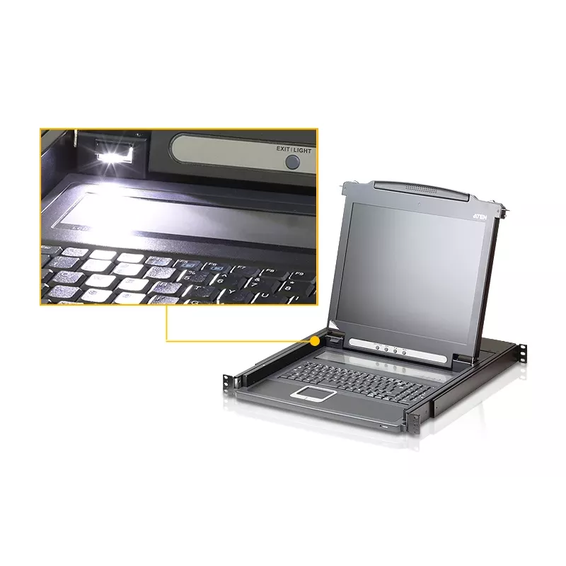 ATEN CL1000M-ATA-2XK07SGG consola de rack 43,2 cm (17