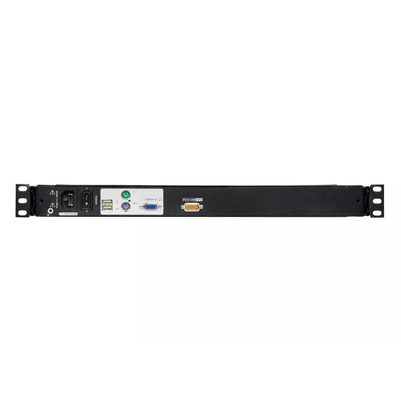 Consola de rack 19 inch ATEN CL3000N, 48,3 cm LCD 1280×1024, VGA, teclado y ratón USB/PS/2, 1U, aluminio negro
