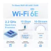 TP-Link AXE11000 Whole Home Mesh Wi-Fi 6E System, blanco, interno, sistema mesh, 600 m², tri-banda (2,4 GHz / 5 GHz / 6 GHz), Wi-Fi 6E (802.11ax)