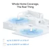 TP-Link AXE11000 Whole Home Mesh Wi-Fi 6E System, blanco, interno, sistema mesh, 600 m², tri-banda (2,4 GHz / 5 GHz / 6 GHz), Wi-Fi 6E (802.11ax)
