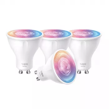 Bombilla inteligente TP-Link Tapo L630 Multicolor Wi-Fi 3.7W pack de 4