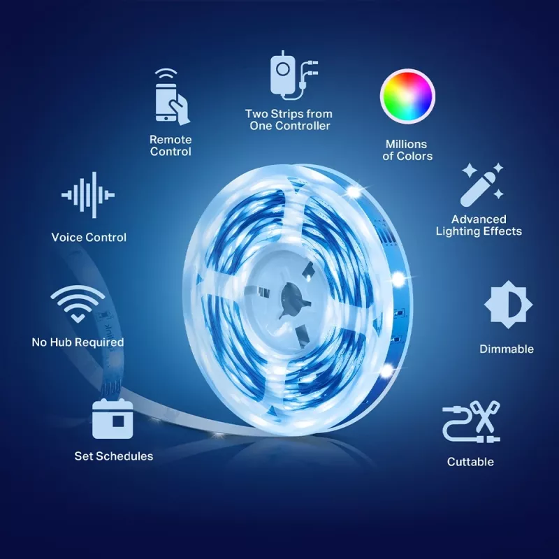 Barra de luz universal TP-Link Tapo L900-10 LED multicolor para interior 5000 mm