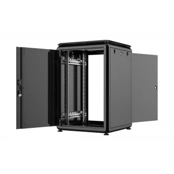 Armario rack Lanview RDL16U66BL 16U Negro 600 kg IP20